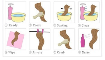 ombre color #3 Fading to #24 14"-24" 7Pcs 120G balayage highlights Full head real human hair clip in extensions