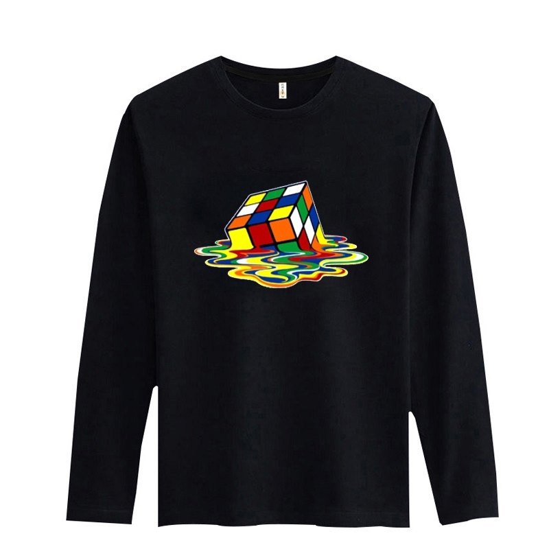 Blackday Funny T Shirts Hip Hop Melted Cube t shirt Long Sleeve StreetWear T Shirt Men in fitness tshirt camisa masculina men clothing, Gray
Blackday Funny T Shirts Hip Hop Melted Cube t shirt Long Sleeve StreetWear T Shirt Men in fitness tshirt camisa masculina men clothing, Gray