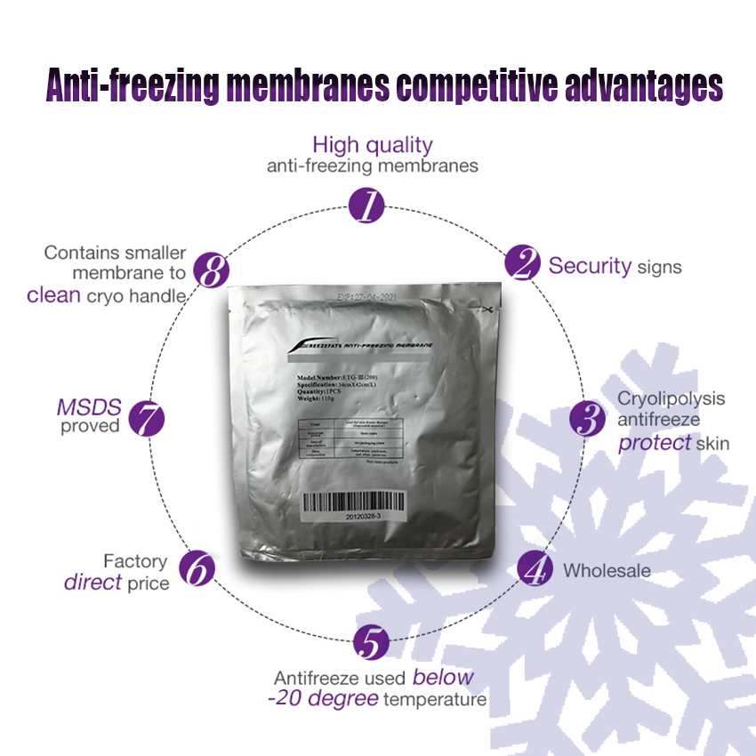60G 70G 110G Cryo Pad Anti Freeze Cryolipolysis Antifreeze Membrane use for cool freezing losss weight machine
60G 70G 110G Cryo Pad Anti Freeze Cryolipolysis Antifreeze Membrane use for cool freezing losss weight machine