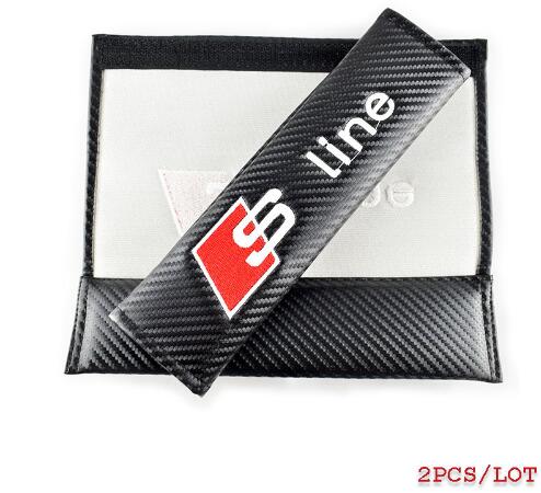 

Car Stickers Safety belt Case For Audi S Line SLine A1 A3 A4 B6 B8 B5 B7 A5 A6 C5 C6 S3 S4 S5 S6 S7 Auto Emblems Car Styling, Black