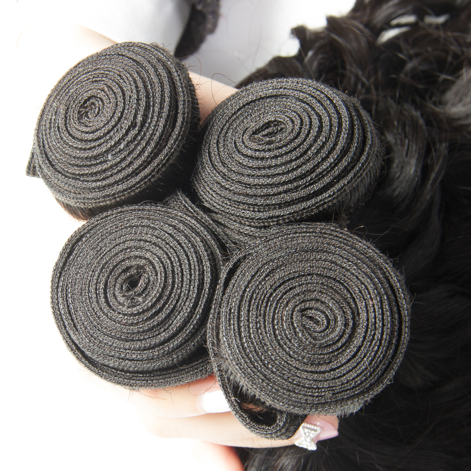 Peruvian Inaian Brazilian Cuticle Aligned Hair Remy Human Hair Water Wave Bundles With Closure Hair Extensioon Dhgate