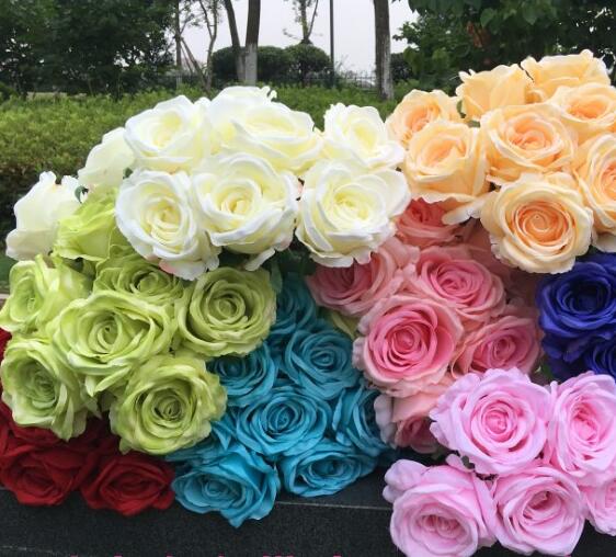 Rose Flower Bunch (9 Heads/Piece) Fake Roses Hydrangea for Wedding Bride Bouquet Artificiao Decorative Flowers, White
Rose Flower Bunch (9 Heads/Piece) Fake Roses Hydrangea for Wedding Bride Bouquet Artificiao Decorative Flowers, White
