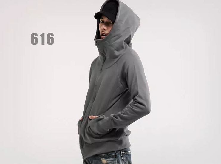 Men Sweater Solid Color Black Hip Hop Hoodie Coat New Fashion Hooded Hoodies For Men M-3XL