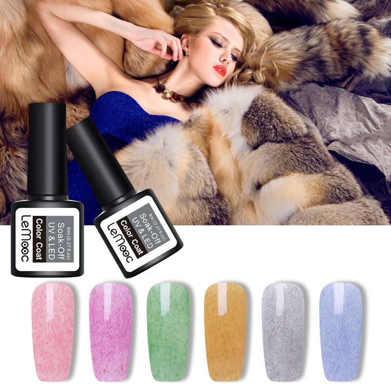 LEMOOC 8ml Fur Gel Polish Winter Pink Purple Gel Varnish Soak Off UV Nail Art Manicure Design, Lm05
LEMOOC 8ml Fur Gel Polish Winter Pink Purple Gel Varnish Soak Off UV Nail Art Manicure Design, Lm05