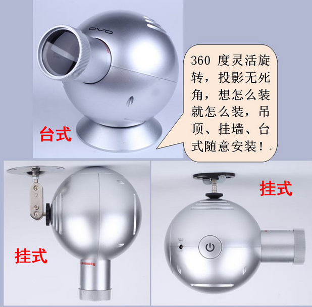 Hot Sale Circular Projection Modern Wall Clock Rome Arabia Digital Needle with Backlight Luminova Mechanical Plastic