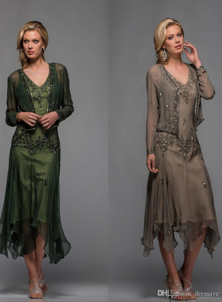 Scala Tea Length Mother of The Bride Groom Dresses with Bolero Appliques and Beaded V Neck A Line Evening Gowns Plus Size
Scala Tea Length Mother of The Bride Groom Dresses with Bolero Appliques and Beaded V Neck A Line Evening Gowns Plus Size