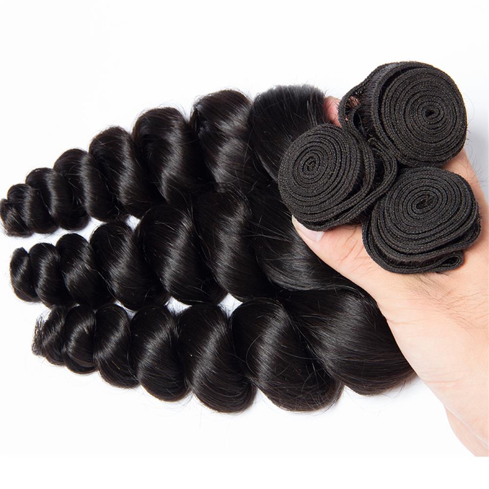 9A Unprocessed Cuticle Aligned Brazilian Hair loose Wave Weft Remy Human Hair Extensions Peruvian Indian Malaysian Dyeable