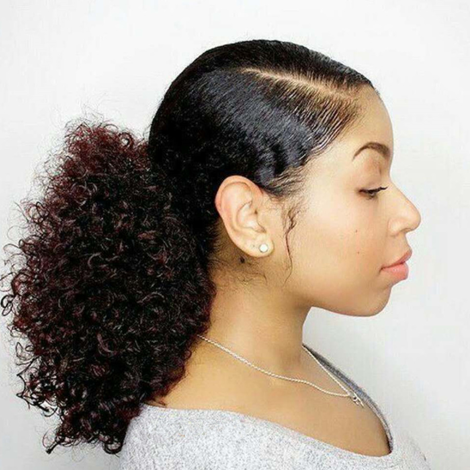 New Arrive Human Hair Ponytails Clip In Hair Extensions Pony tail 16 inch 120g Remy Kinky Curly hair pieces more 5 colors Optional
New Arrive Human Hair Ponytails Clip In Hair Extensions Pony tail 16 inch 120g Remy Kinky Curly hair pieces more 5 colors Optional