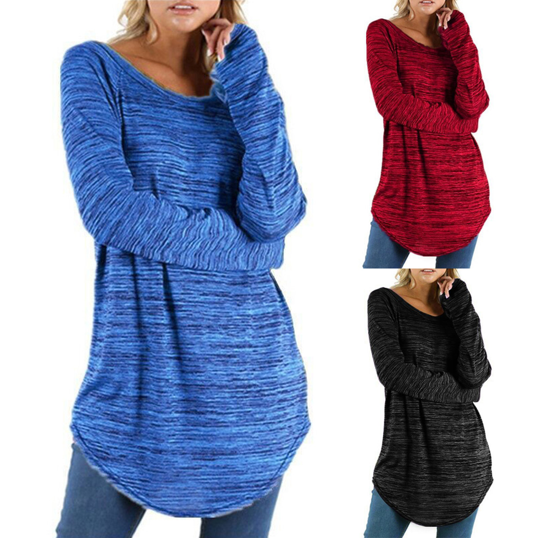 Plus Size T Shirt Women Long Sleeve Loose Tops Tunic T-Shirt Casual Solid Color Baggy Basic Tshirt Female Tee Shirt Femme -5XL, Black
Plus Size T Shirt Women Long Sleeve Loose Tops Tunic T-Shirt Casual Solid Color Baggy Basic Tshirt Female Tee Shirt Femme -5XL, Black