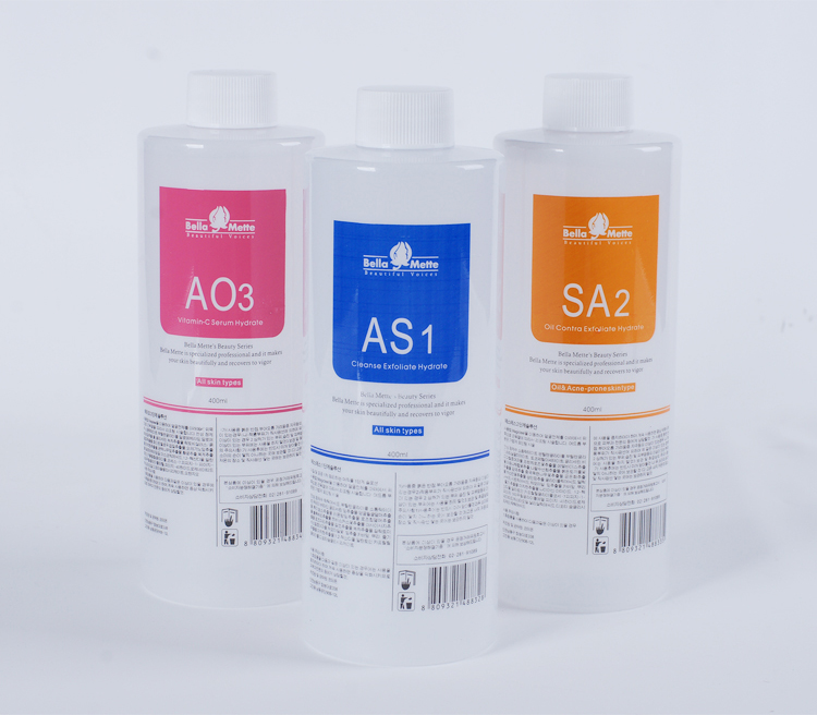 New Arrival !!! Aqua Peeling Solution AS1 SA2 AO3 /400ml Per Bottle Aqua Facial Serum Hydra For Normal Skin DHL dermabrasion liquid