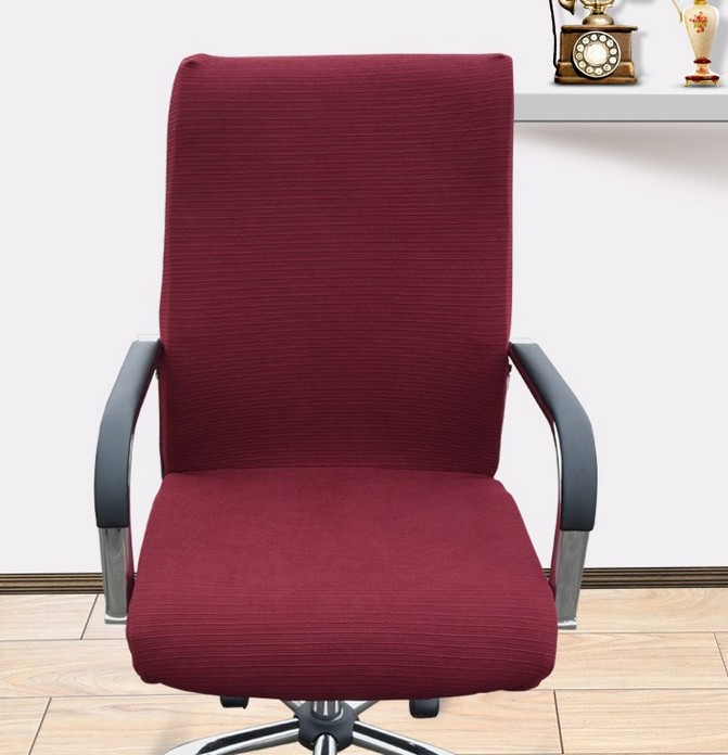 Large size office chair Computer Silpcover side zipper blanket cover design arm chair covers stretch lift rotating chair cover