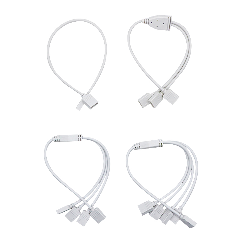 Edison2011 Strip Accessories 1 to 2 3 4 Ways 4 Pin 10MM Female Connector Spliter RGB LED Strips Extension Cable
Edison2011 Strip Accessories 1 to 2 3 4 Ways 4 Pin 10MM Female Connector Spliter RGB LED Strips Extension Cable