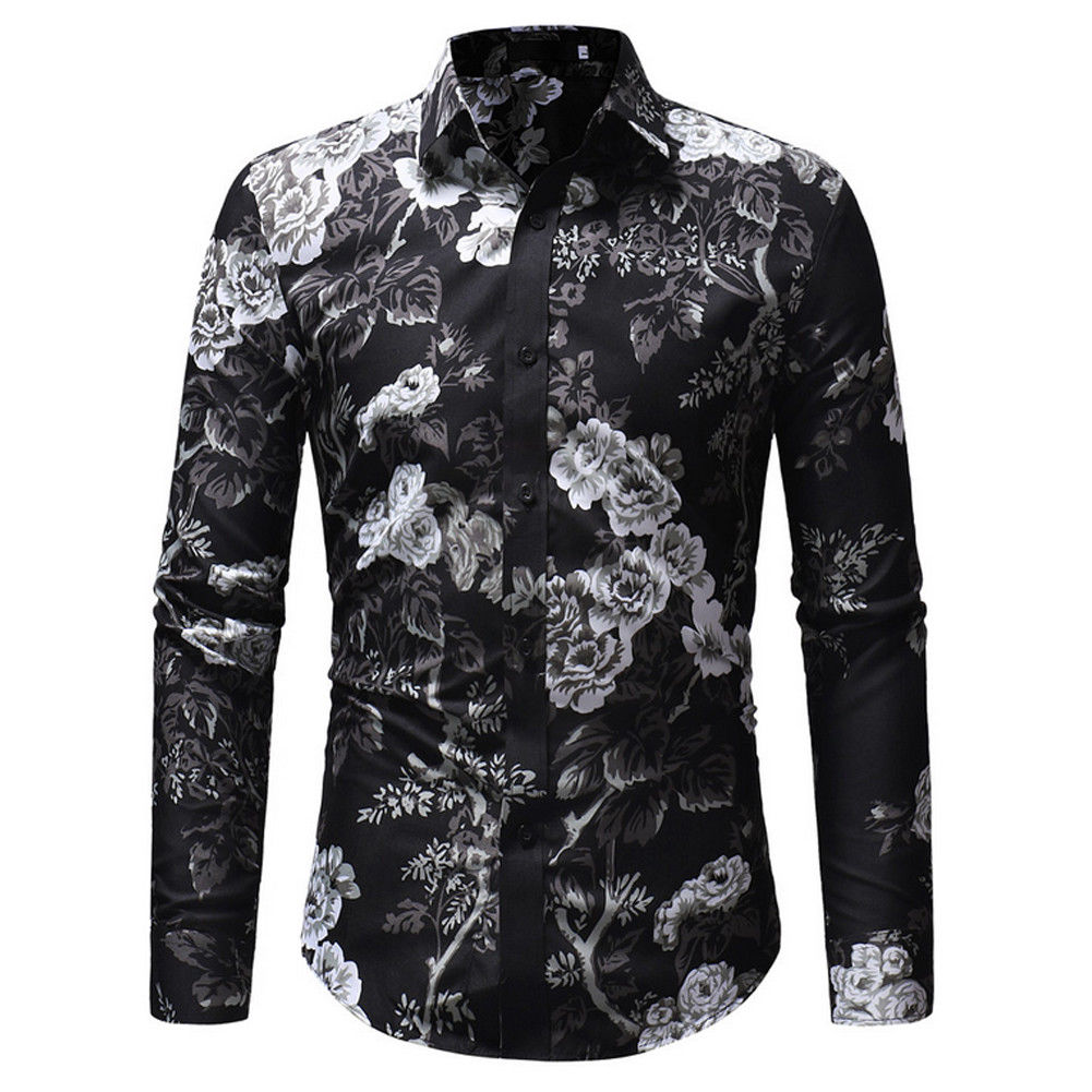 2018 Latest Style Luxury Men's Stylish Slim Fit Shirts Long Sleeve Formal Dress Casual Shirts Tops, Black
2018 Latest Style Luxury Men's Stylish Slim Fit Shirts Long Sleeve Formal Dress Casual Shirts Tops, Black