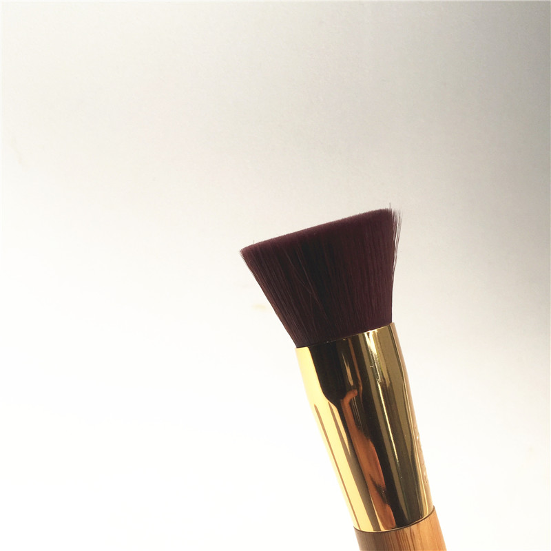 TT-Series The slenderizer bamboo contouring brush -Multi-functional double-ended contour Foundation brush- Beauty Makeup Brushes Blender