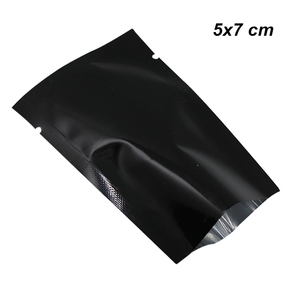 200pcs Black Open Top Aluminum Foil Packaging Bag Mylar Foil Vacuum Heat Seal Sample Packing Pouches Food Grade Tear Notches for Food
200pcs Black Open Top Aluminum Foil Packaging Bag Mylar Foil Vacuum Heat Seal Sample Packing Pouches Food Grade Tear Notches for Food
