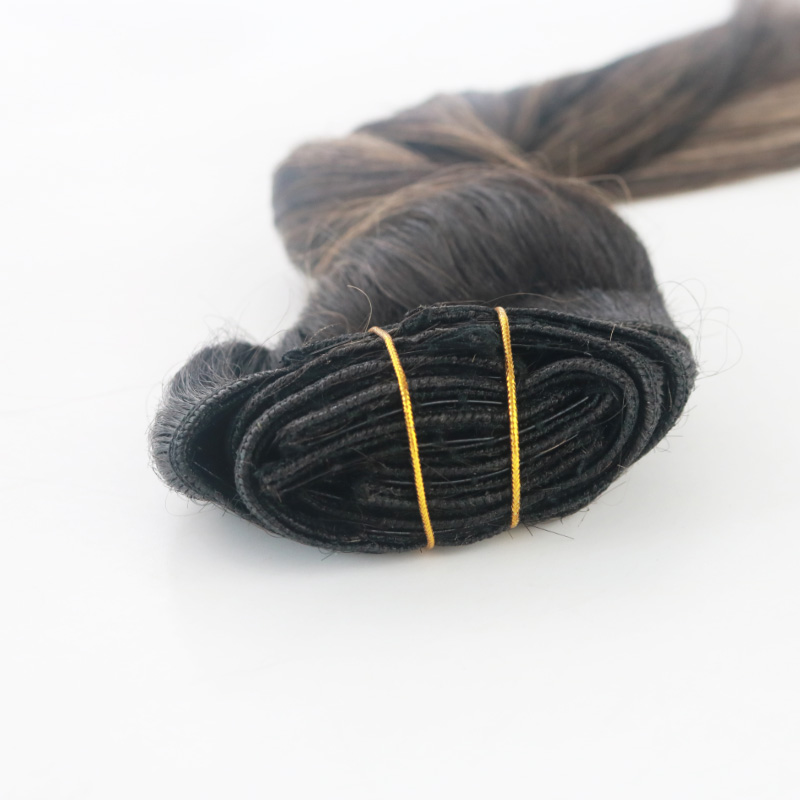 High Quailty Brazilian Remy Hair #1B#6#1B Balayage Color 14-24" Straight Hair Bundles Clip In Hair Extensions Free Shipping