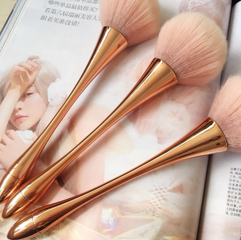 10pcs blusher brush Small pretty waist Cosmetic brush Goblet extra-large size Make up brush free shipping