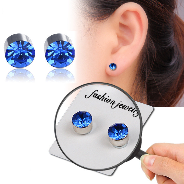 Cross-border explosion health care magnets, diamonds, magnets, pierced earrings, earrings for men and women, fake earrings от DHgate WW