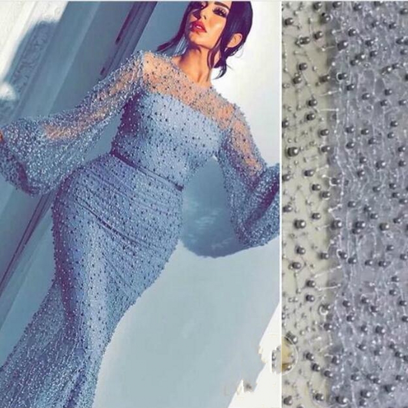 Amazing Full Beads Evening Dresses Dusty Blue Sheer Neck Poet Long Sleeves Prom Dress Mermaid Cocktail Saudi Arabia Party Gowns Custom Made, Gold
Amazing Full Beads Evening Dresses Dusty Blue Sheer Neck Poet Long Sleeves Prom Dress Mermaid Cocktail Saudi Arabia Party Gowns Custom Made, Gold