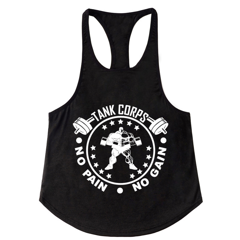 Free shipping Cotton Men Gym Tank Top NO PAIN NO GAIN Sports Singlet Bodybuilding Vest Men Fitness Tank tops Sportswear
Free shipping Cotton Men Gym Tank Top NO PAIN NO GAIN Sports Singlet Bodybuilding Vest Men Fitness Tank tops Sportswear
