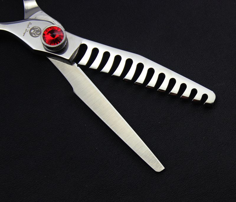 purple dragon right hand scissors with dragon sign on the handle 5.5 inch/ 6.0 inch cutting/thinning scissors