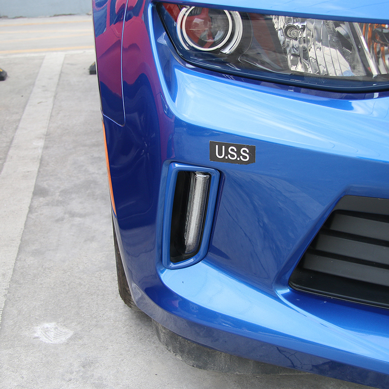 ABS Car Daytime Running Light Decoration Cover Ring Stickers For Chevrolet Camaro 2017 Up Car Styling Exterior Accessories