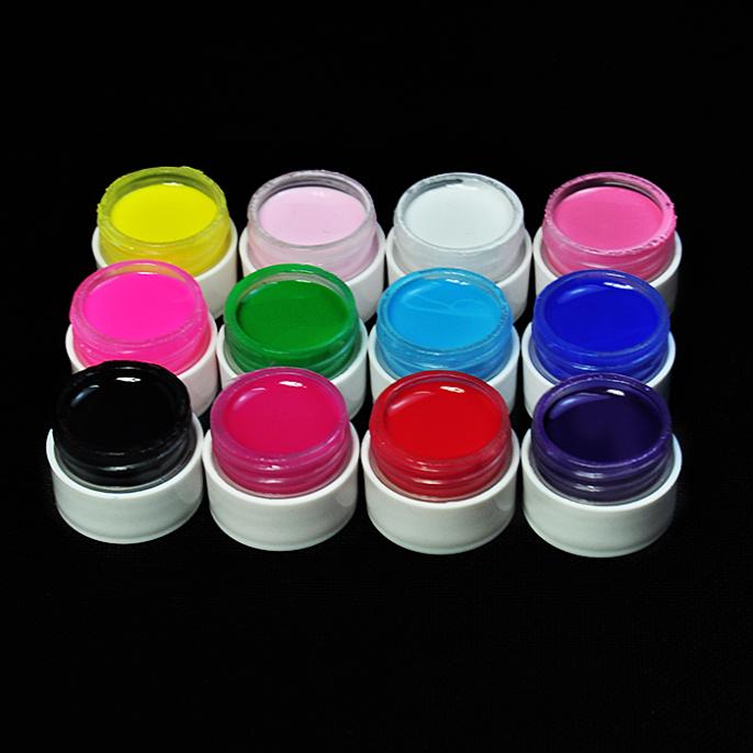 Nail Art Kits Wholesale Lamp & 12 Color UV Gel Pro 36W Tools Sets