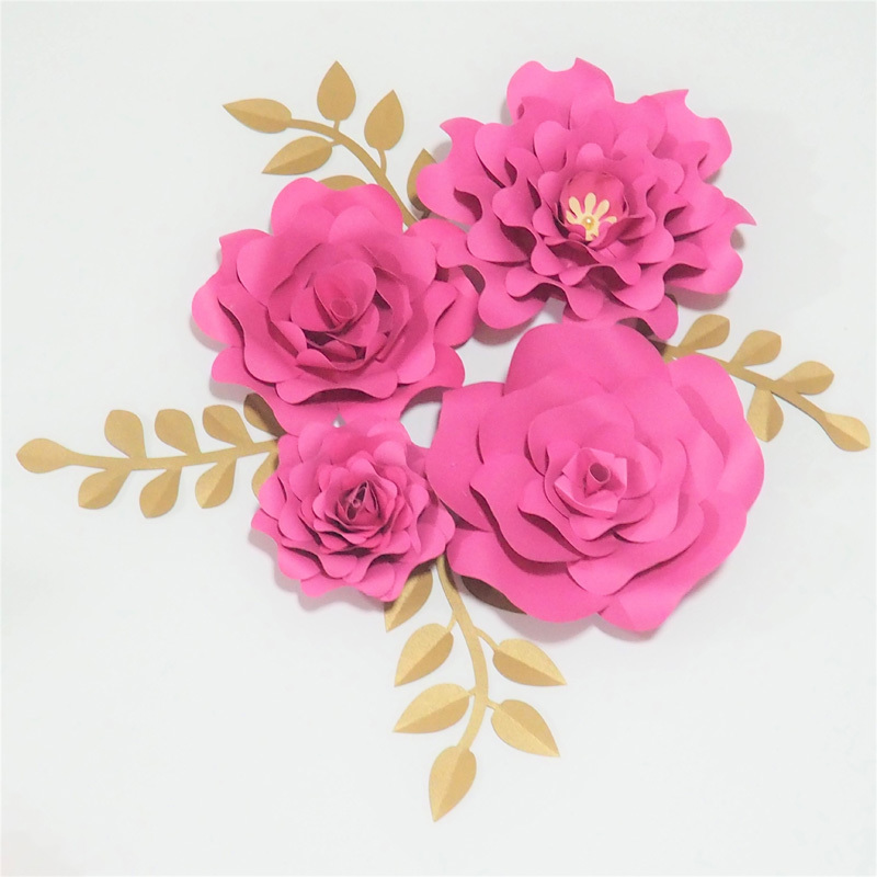 DIY 4pcs Rose Giant Paper Rose 4 Leaves Flores Artificiales Fleur Artificielle For Wedding & Event Backdrop Party Nursery
DIY 4pcs Rose Giant Paper Rose 4 Leaves Flores Artificiales Fleur Artificielle For Wedding & Event Backdrop Party Nursery