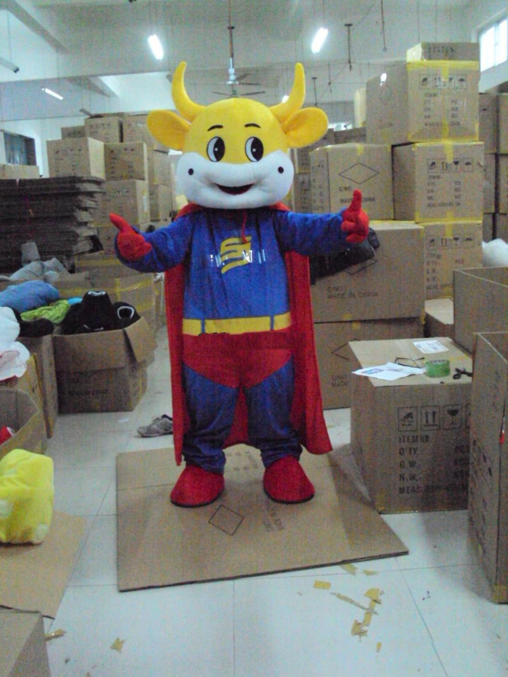 2018 High quality Super cow Mascot Costume Adult Character Costume mascot As fashion free shipping, As picture
2018 High quality Super cow Mascot Costume Adult Character Costume mascot As fashion free shipping, As picture
