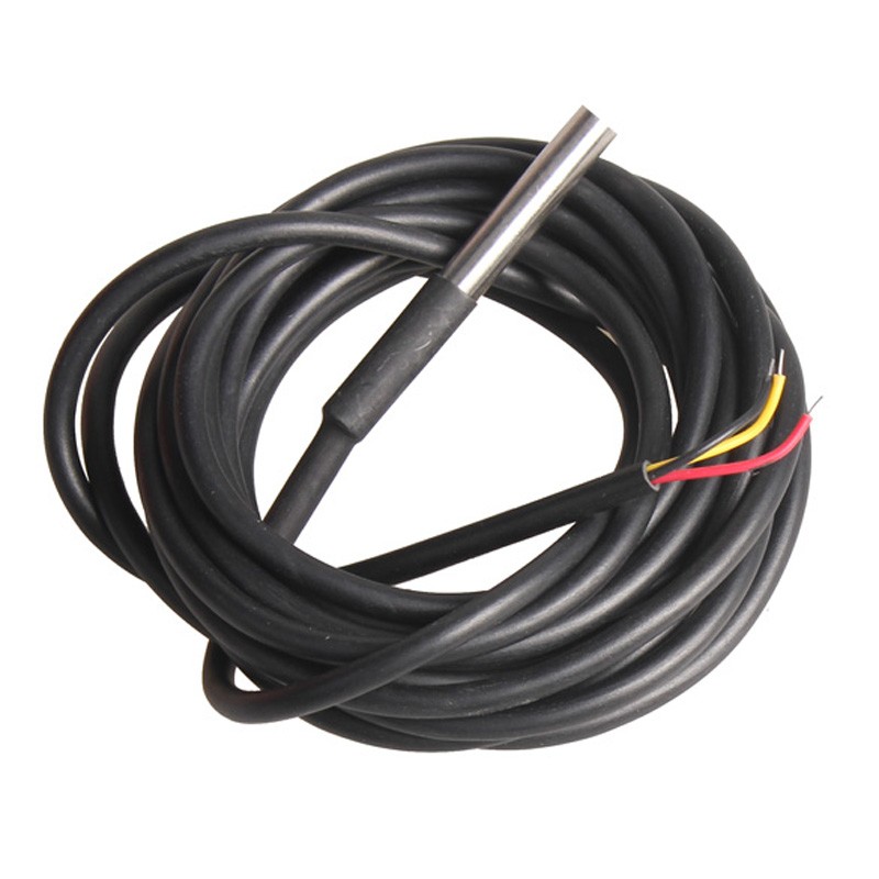 High Quality 1Pcs 3M Waterproof Digital Temperature Temp Sensor Probe DS18B20 For Thermometer High Quality