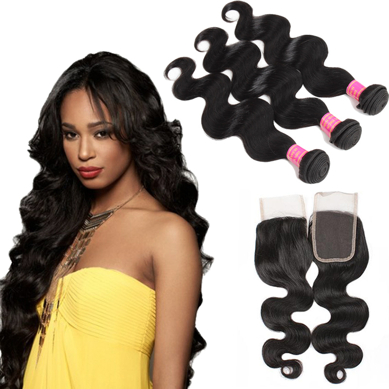 Wholesale 8A Brazilian Virgin Hair With Closure Extensions 3 Bundles Peruvian Body Wave With 4x4 Closure Unprocessed Virgin Human Hair Weave, Natural color
Wholesale 8A Brazilian Virgin Hair With Closure Extensions 3 Bundles Peruvian Body Wave With 4x4 Closure Unprocessed Virgin Human Hair Weave, Natural color