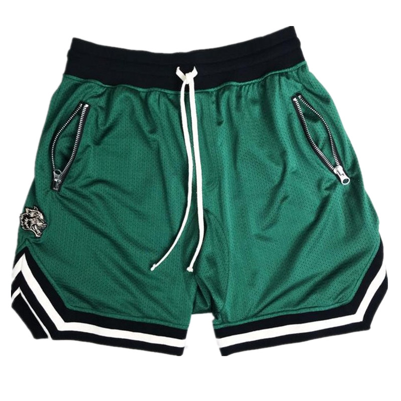 Brand Shorts Mens Bodybuilding Fast Dry Boardshorts Joggers Knee Length Sweatpants Summer Male Gyms Fitness Workout Beach Short