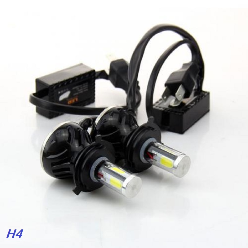PAMPSEE Car Styling H4 Car led Headlight 6000K G5 80W 8000LM 360 Degree COB Led Headlamp Fog Ligh Conversion kit