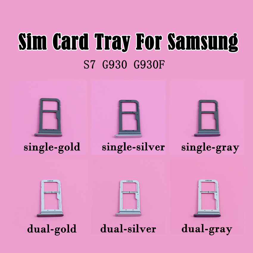 100% New Double Sim Micro SD Memory Card Tray Holder Slot For Samsung Galaxy S7 G930 VS G930F Dual Single Sim Tray 100PCS
100% New Double Sim Micro SD Memory Card Tray Holder Slot For Samsung Galaxy S7 G930 VS G930F Dual Single Sim Tray 100PCS