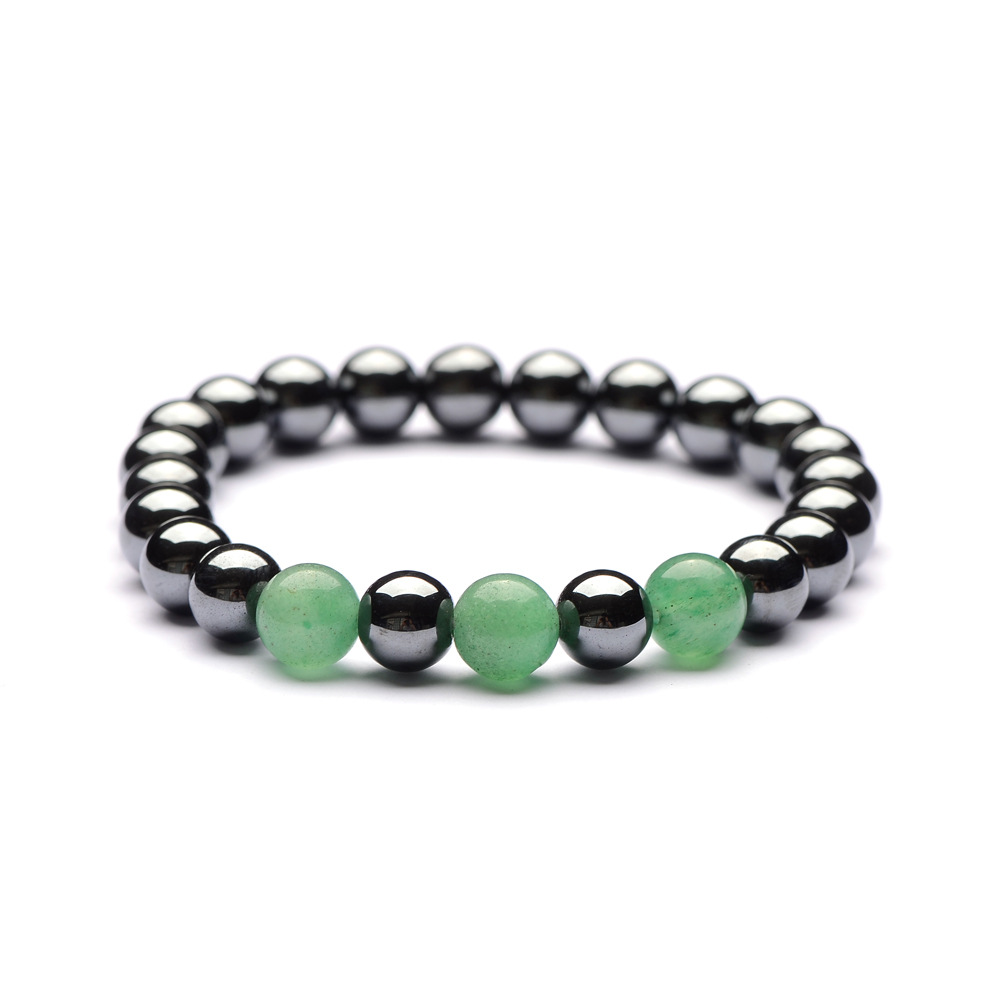 Multicolor Yoga Handmade Weave Black 8mm Beads Hematite Bracelet Jewelry Men Women Turquoise Natural Stones Bracelets Jewelry