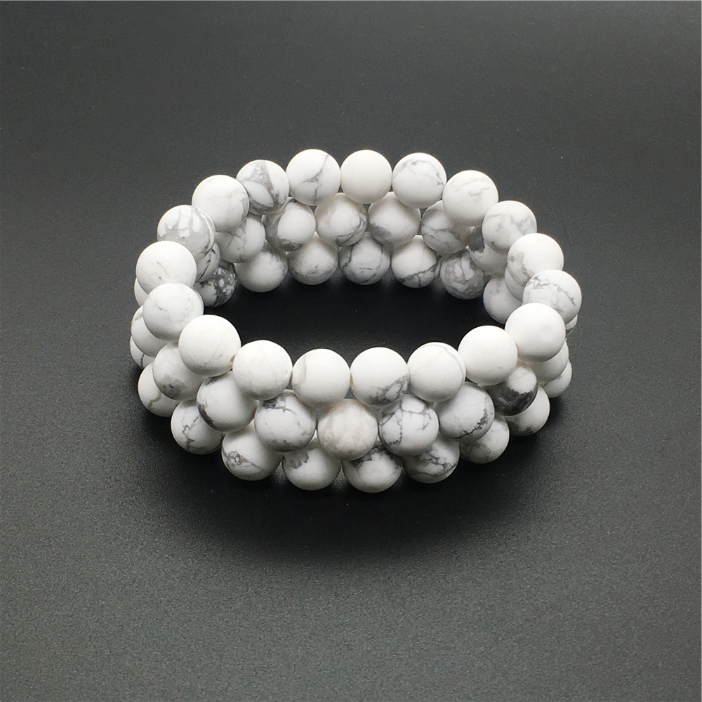 10mm Matte White Howlite Bracelet,Gemstone Bracelet,Turquoise Round Beads,Elastic Bracelet,Good Luck Bracelet
10mm Matte White Howlite Bracelet,Gemstone Bracelet,Turquoise Round Beads,Elastic Bracelet,Good Luck Bracelet