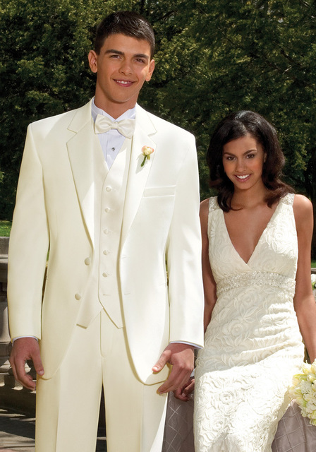 New Arrivals Two Buttons Ivory Groom Tuxedos Groomsmen Notch Lapel Best Man Blazer Mens Wedding Suits (Jacket+Pants+Vest+Tie) H:715, Same as image
New Arrivals Two Buttons Ivory Groom Tuxedos Groomsmen Notch Lapel Best Man Blazer Mens Wedding Suits (Jacket+Pants+Vest+Tie) H:715, Same as image