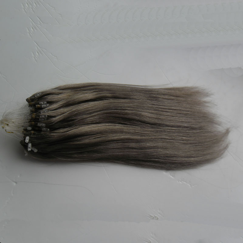 7a micro loop brazilian extensions 100g/pack 10"-24" Silver Grey Remy Loop Micro Ring Hair silky Straight 100% Human Hair Extension
7a micro loop brazilian extensions 100g/pack 10"-24" Silver Grey Remy Loop Micro Ring Hair silky Straight 100% Human Hair Extension