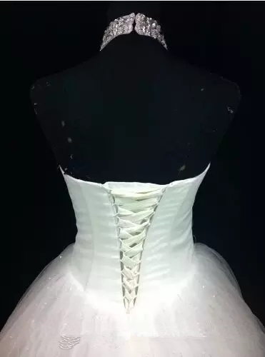 Bridal Gowns Beach Halter Sexy Beading A Line Tulle Plus Size Wedding Dresses Long Princess QC1077