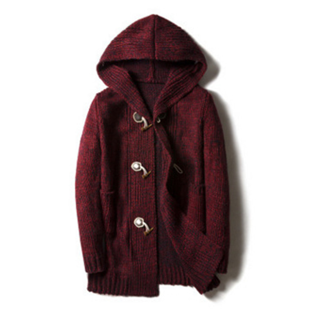 New Casual Jacket Sweater Coat Hip Hop 5XL Top Fashion Warmer Winter Clothing Jackets Autumn Cool Button Coats Streetwear