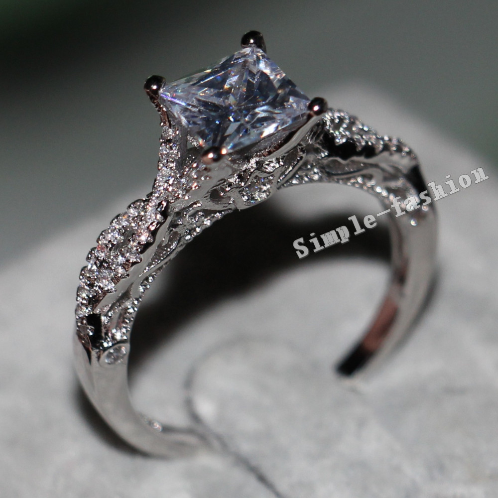 choucong Jewelry Princess cut 2ct Dianomd ring 925 Sterling Silver Women Engagement Wedding Band Ring Sz 5-11
choucong Jewelry Princess cut 2ct Dianomd ring 925 Sterling Silver Women Engagement Wedding Band Ring Sz 5-11