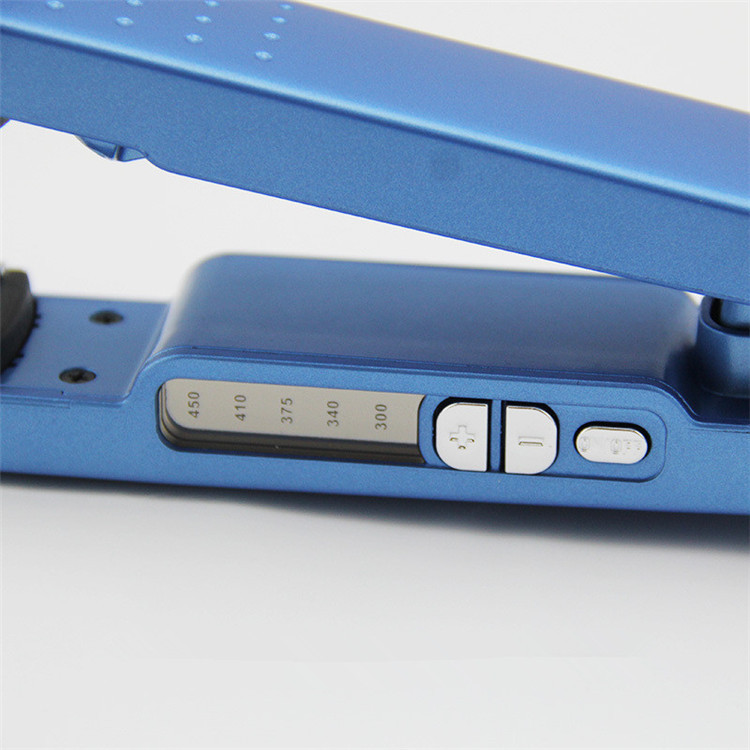 NEW Hair Straighteners PRO Na-No TITANIUM Ultra-smooth Titanium Plates Flat Iron Digtial Ionic Hairs Straightener high quality