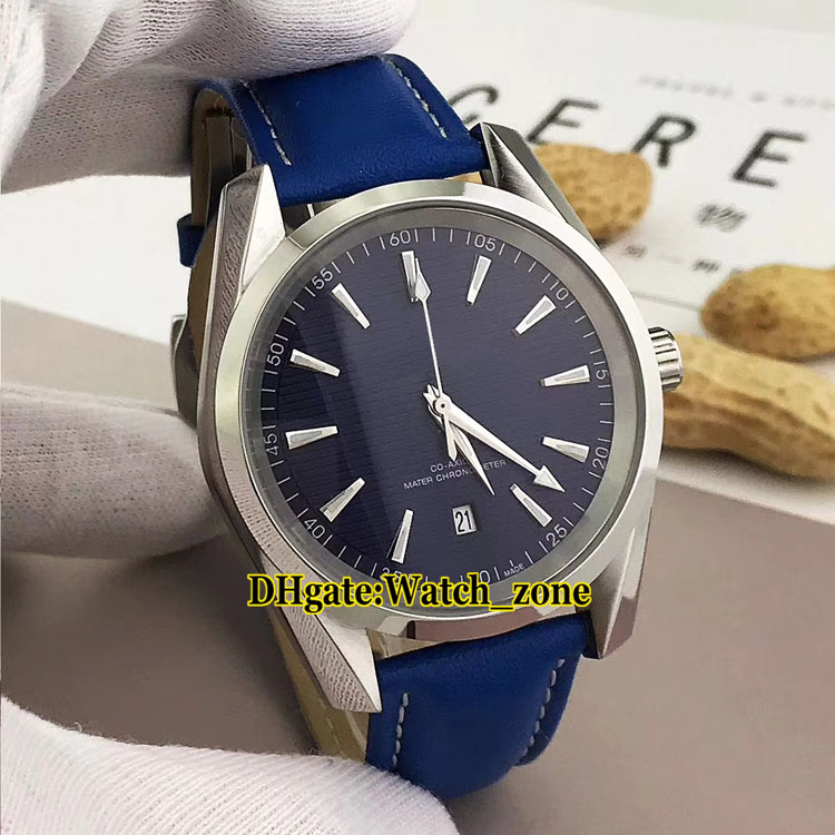 New 40mm AQUA TERRA 150M Blue Dial 220.13.41.21.03.002 Automatic Mens Watch Silver Case Blue Leather Strap Gents Watches, Omg-a04b
New 40mm AQUA TERRA 150M Blue Dial 220.13.41.21.03.002 Automatic Mens Watch Silver Case Blue Leather Strap Gents Watches, Omg-a04b