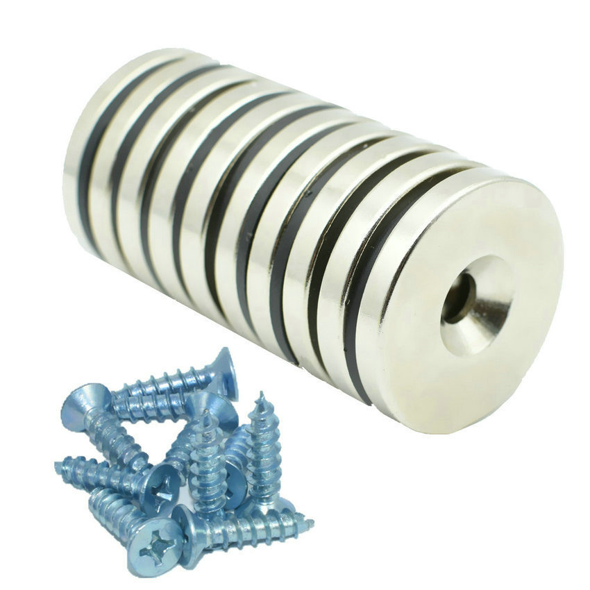 NdFeB Garage Magnet Disc Diameter 35x5 mm M6 Screw Countersunk Hole Strong Neodymium Magnets USA Prime Shipping 10pcs
NdFeB Garage Magnet Disc Diameter 35x5 mm M6 Screw Countersunk Hole Strong Neodymium Magnets USA Prime Shipping 10pcs