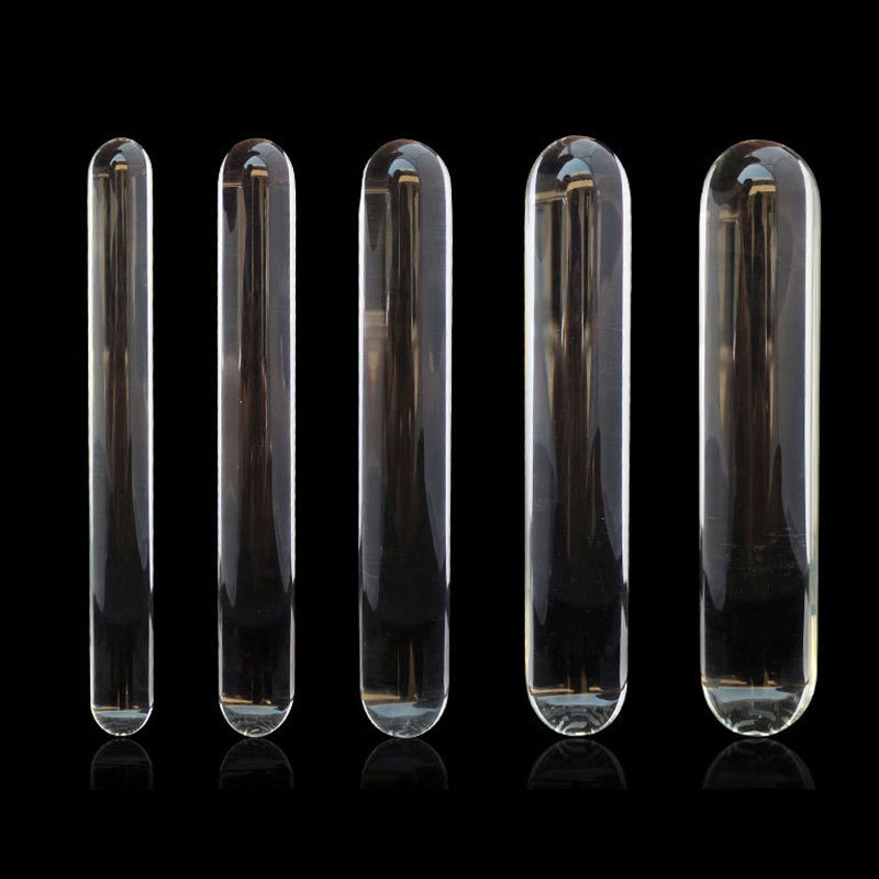 Cylinder Glass Dildo Big énorme grande verrerie pénis cristal anal plug women toys for women g spot stimulateur de plaisir Wand D18111304