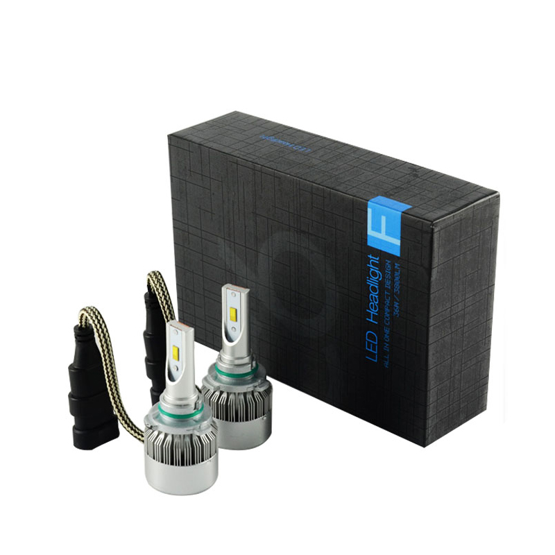 PAMPSEE 9006 HB4 LED Car Headlight Bulbs CSP 72W 7600lm 6000K Auto Headlamp Fog Light Bulb 12v for Toyota VW Honda Mazda Hyundai