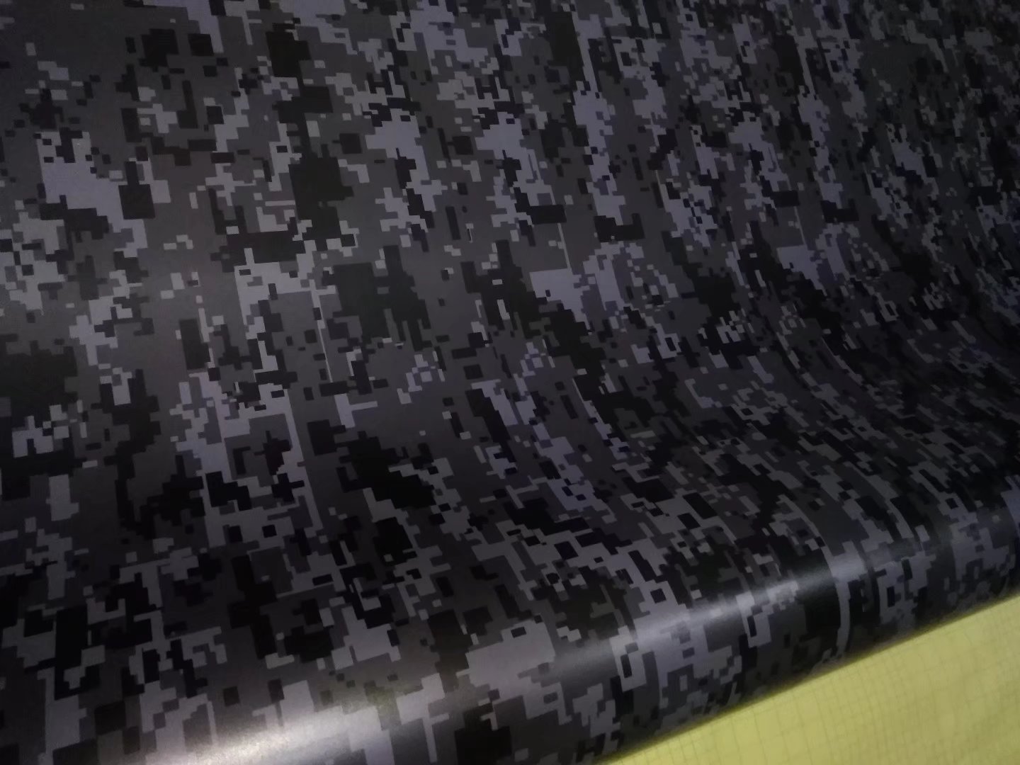 Black Grey Digital Tiger Camo Vinyl Car Wrap With air bubble Free Pixel Camouflage Graphic Car Sticker Film size 1.52x30m 5x98ft