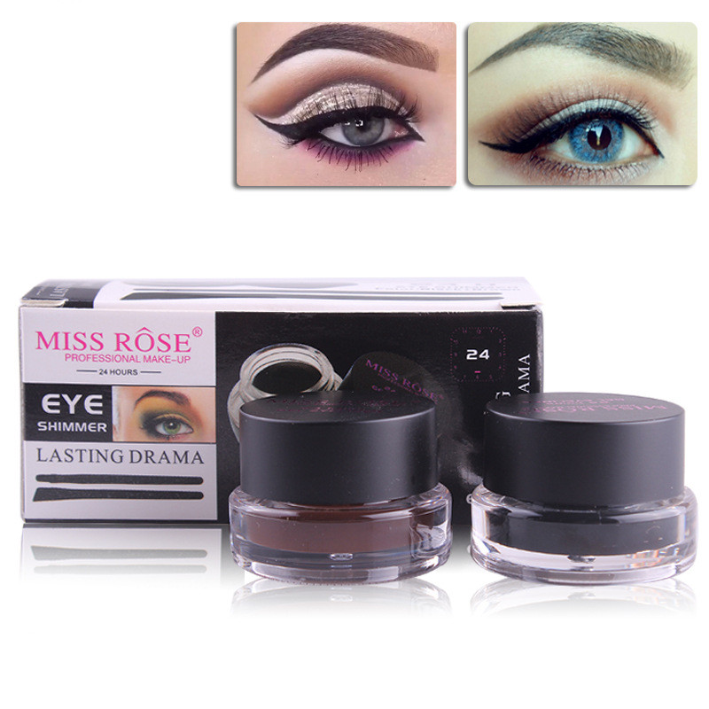 Fashion 2 in 1 Brown + Black Gel Eyeliner cream Make Up Water-proof And Smudge-proof Cosmetics Set Eye Liner Kit in Eye Liner Makeup bea510
Fashion 2 in 1 Brown + Black Gel Eyeliner cream Make Up Water-proof And Smudge-proof Cosmetics Set Eye Liner Kit in Eye Liner Makeup bea510
