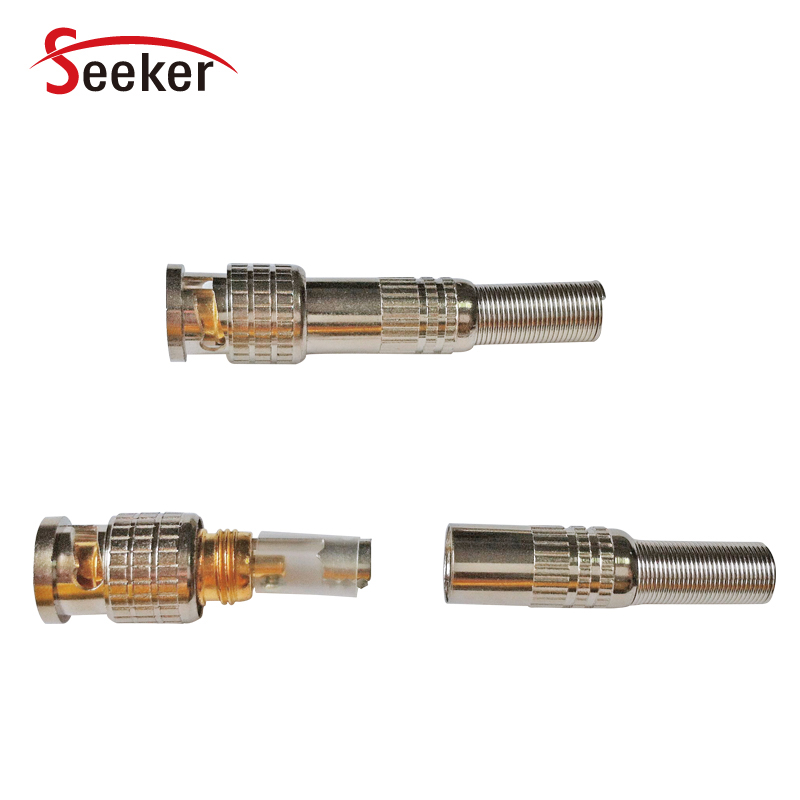 CCTV Male BNC Connector BNC Connector Coaxial Twisted CCTV Accessories Rj59 with Copper Core for Security System 100pcs/pack Free Shipping
CCTV Male BNC Connector BNC Connector Coaxial Twisted CCTV Accessories Rj59 with Copper Core for Security System 100pcs/pack Free Shipping