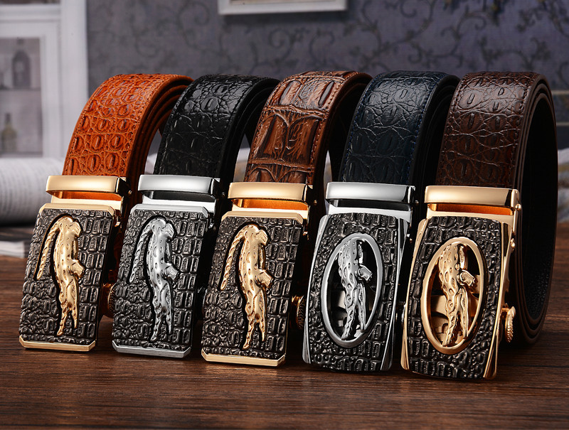 New High luxury designers Men&#039;s Belt Luxurious leather men automatic belt leather men&#039;s crocodile grain belt от DHgate WW